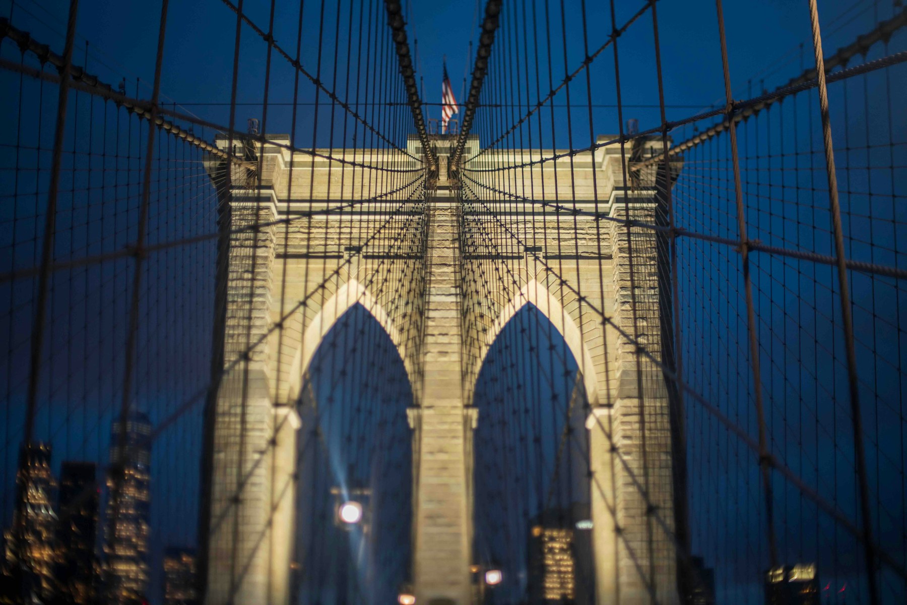 A night view of Brooklyn
